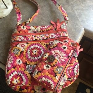 Vera Bradley cross body with wallet